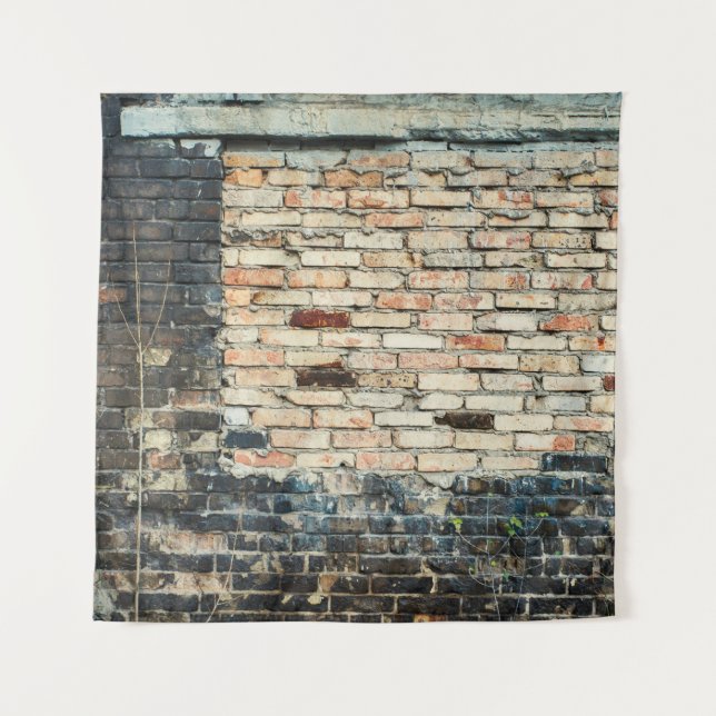Tenture Arrière - plan de texture murale en briques mélang (Devant)