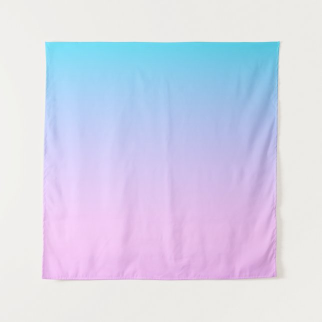 Tenture Arrière - plan dégradé bleu et rose (Devant)