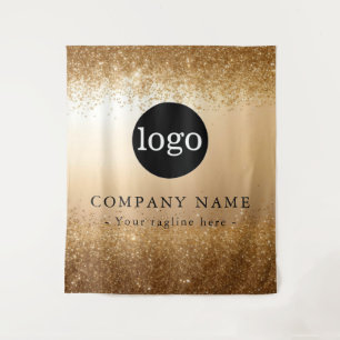 Tenture Arrière-Plan Du Logo De L'Entreprise Personnalisé