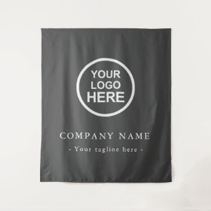 Tenture Arrière-Plan Du Logo De L'Entreprise Personnalisé