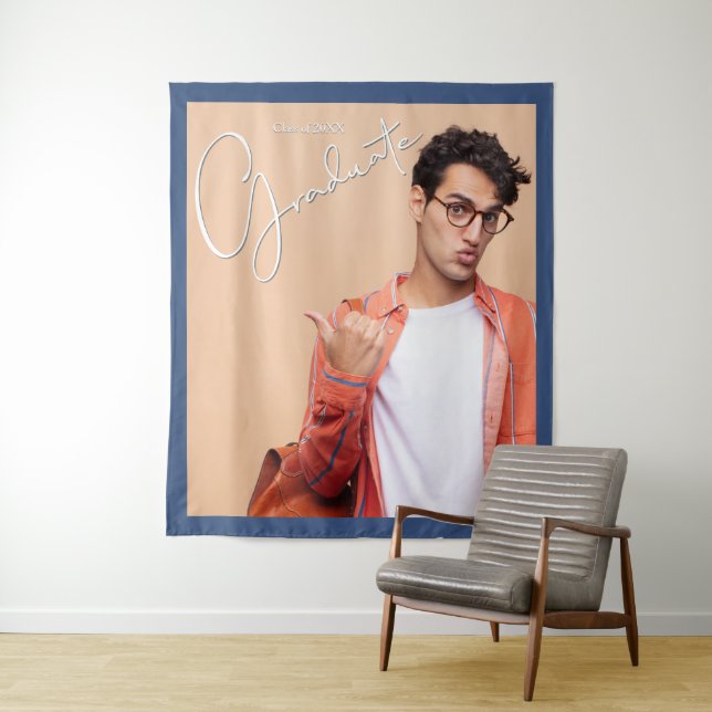 Tenture Arrière-plan photo pour les diplômés (En situation)