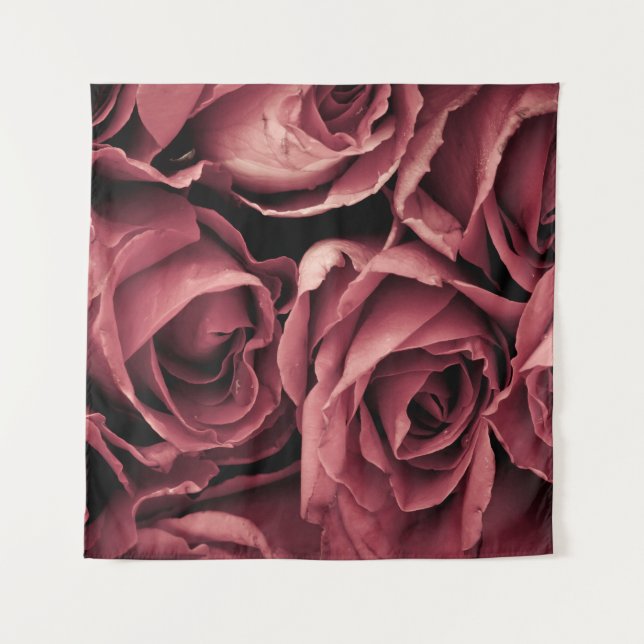 Tenture Arrière - plan Rose Vintage romantique (Devant)