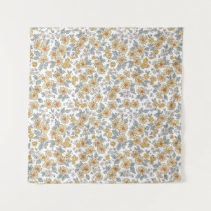 Tenture arrière - plan vintage fleuri. Modèle floral avec
