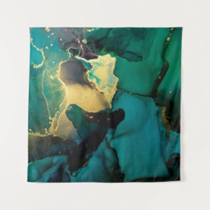 Tenture Art abstrait de luxe peinture fluide arrière - pla