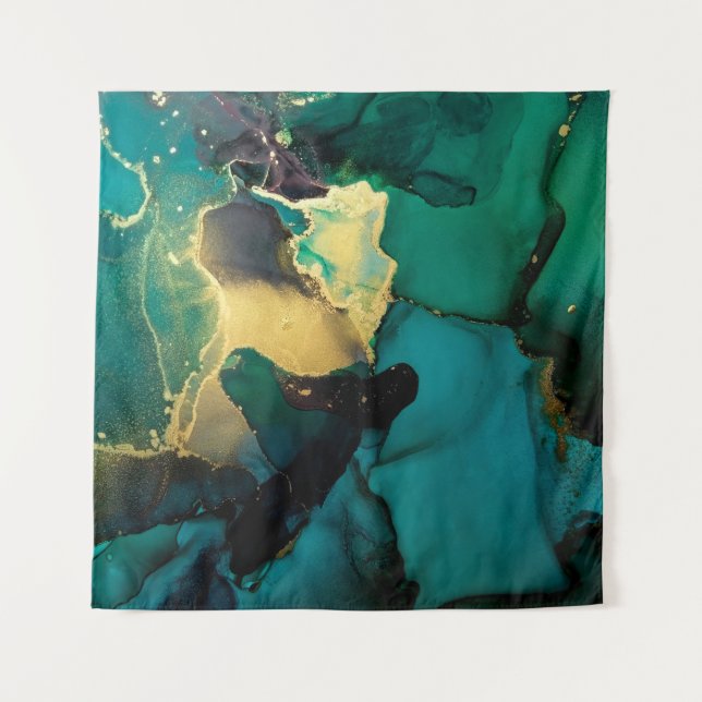 Tenture Art abstrait de luxe peinture fluide arrière - pla (Devant)