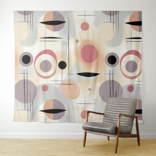 Tenture Art abstrait moderne du milieu du siècle