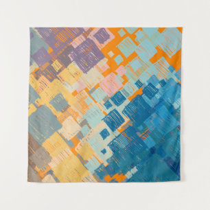Tenture Art contemporain. Texture colorée. Art moderne
