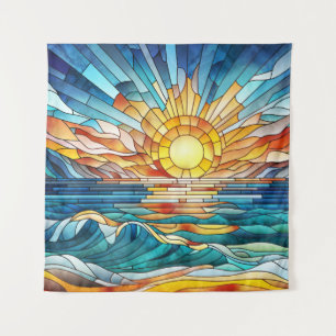 Tenture Art de mosaïque Ocean Sunset