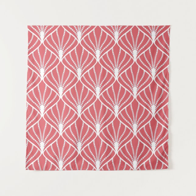 Tenture Art Déco, motif sans couture géométrique. (Devant)