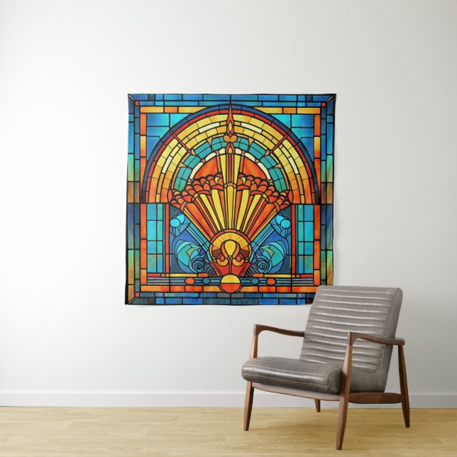 Tenture Art Deco Tapestry (En situation)
