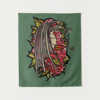 Art Dragon Roses Rouge