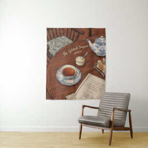 Tenture Art du thé à l'anglaise vintage