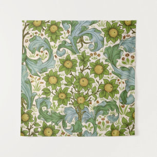 Tenture Art floral de William Morris Orchard Green