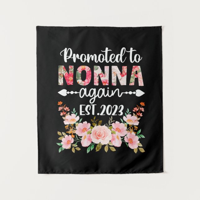 Tenture Art Mère | Promu À Nonna Encore 2023 Floral (Devant)