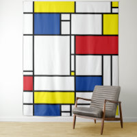Art Moderne Géométrique Minimaliste De Stijl Mondr