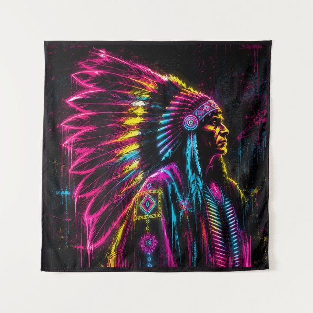 Tenture Art néonaborigène (Devant)