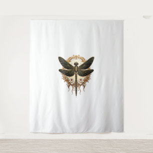 Tenture Art Nouveau Dragonfly Elegant Steampunk