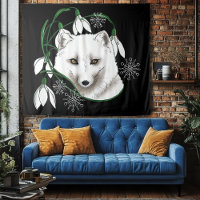Art Nouveau Renard blanc arctique