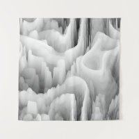 art onde fractale abstraite fond monochrome flou