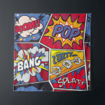 Tenture Art pop rétro, motif de la bande dessinée.<br><div class="desc">Retro Pop Art comic crier sans couture motif Obtenez votre Retro Pop Art Comic Shout Motif! Décor amusant et original ! Comic Pop Art Shout Motif - Là où Retro Rencontre Amusement! Obtenez votre typographie avec cette explosion graphique du passé. comique, pop, motif, livre, sans soudure, arrière - plan, illustration,...</div>