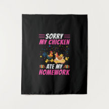 Art poulet Mon poulet a mangé mes devoirs