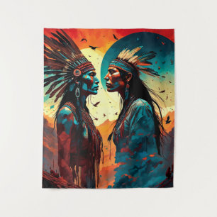 Tenture Art spirituel autochtone