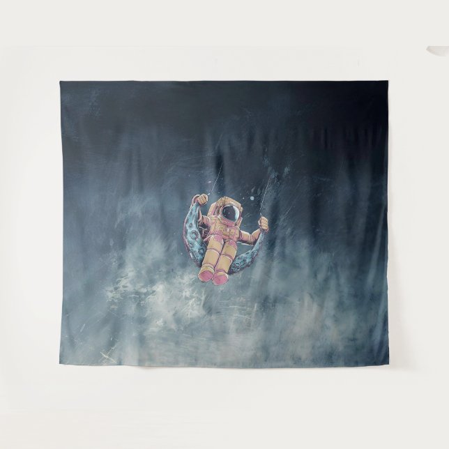 Tenture Astronaute (Devant (Horizontal))