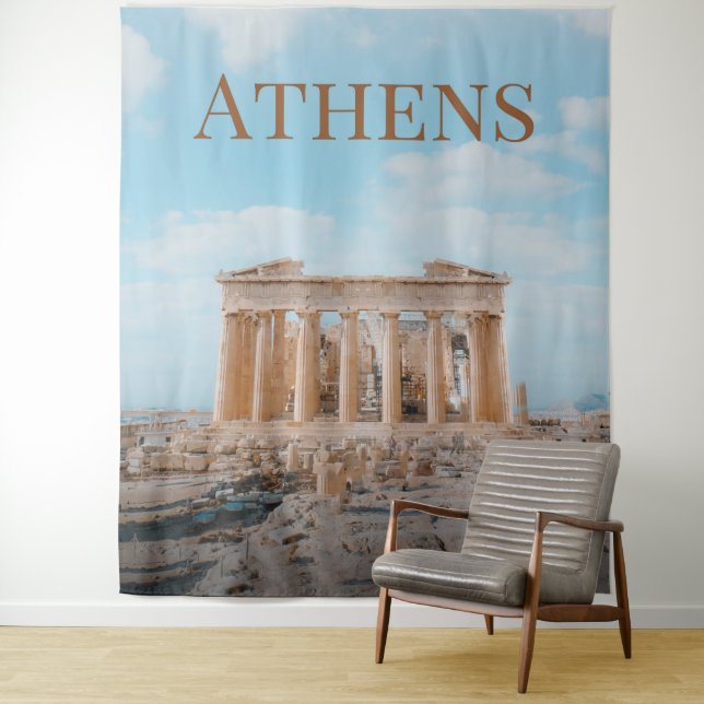 Tenture Athènes Grèce (En situation)