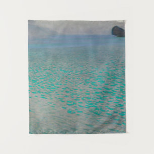 Tenture Attersee, peinture de paysage côtier, Gustav Klimt