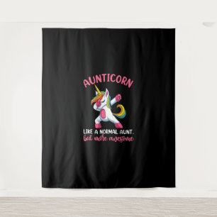 Tenture Aunticorn Tante Unicorn Chemises, Funny Unicorn Bi