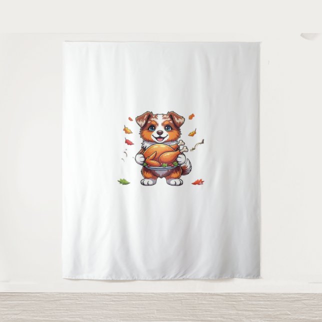 Tenture Aussie 178 Thanksgiving surdimensionné T-Shirt.png (Devant)