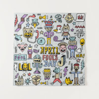 Avril Fools : Jeu de Doodles Colorés.