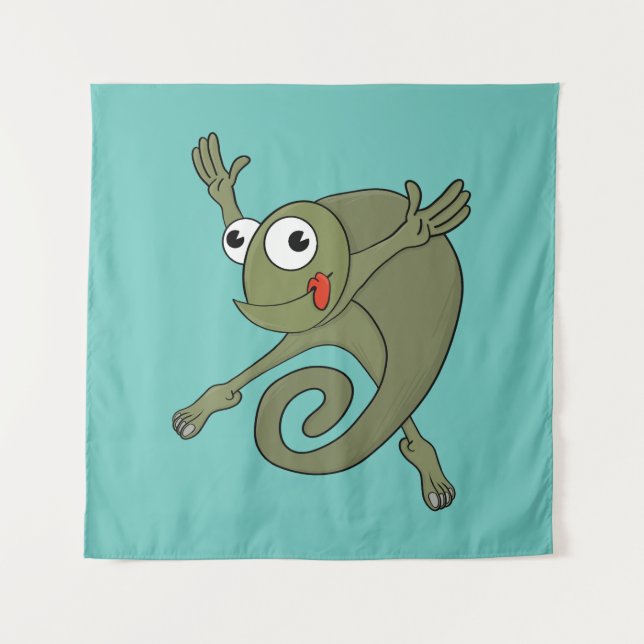 Tenture Awesome Chameleon (Devant)