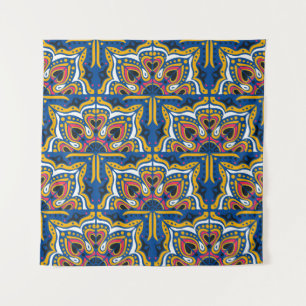 Tenture Azulejos portugal sans coulisse motif