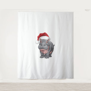 Tenture Baby Hippo Moo Deng Chemise De Noël Pour Enfants,