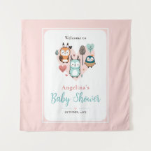 Baby Shower Animaux Mignons de la Forêt |
