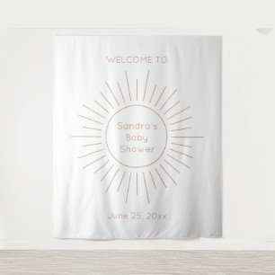 Tenture Baby shower Boho Sun