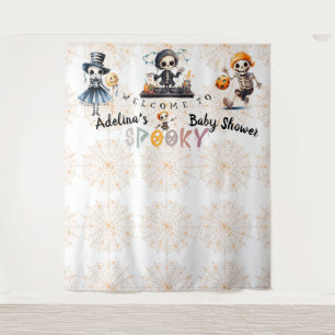 Tenture Baby shower Costume Halloween Boo Skeletons Éffray