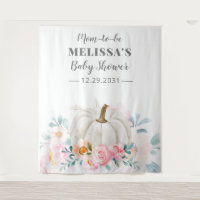 Baby Shower Floral Roses Roses Pink Citrouille Mam