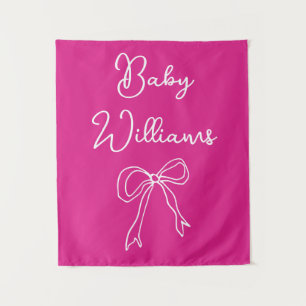 Tenture Baby shower personnalisé pour son Photo Booth Prop