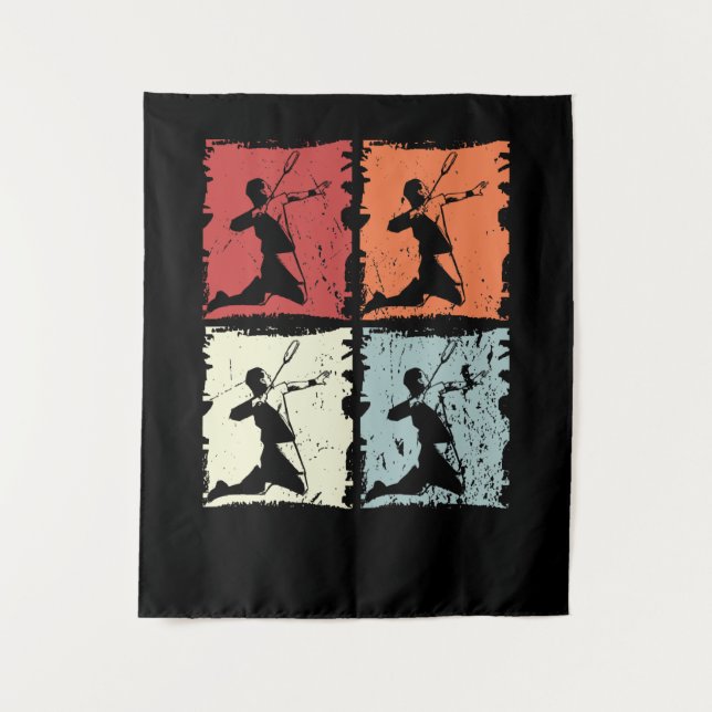 Tenture Badminton vintage (Devant)