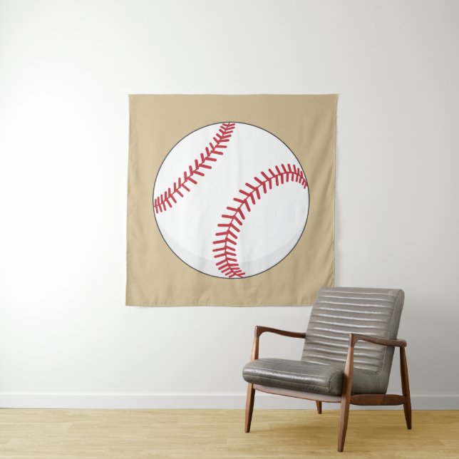 Tenture Balle de baseball (En situation)