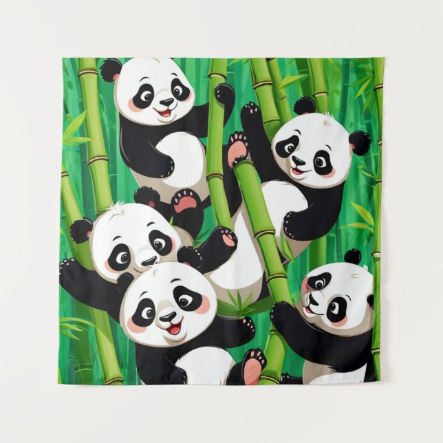 Tenture Bamboo Panda (Devant)