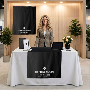 Tenture Bande de table de logo d'exposition commerciale pe