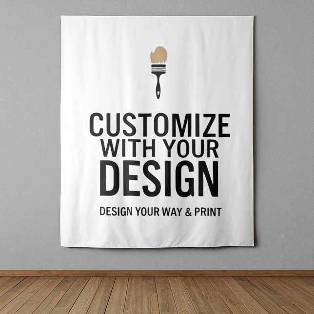 Tenture Bande personnalisée 88x104" Société Personnalisée (Créateur téléchargé)