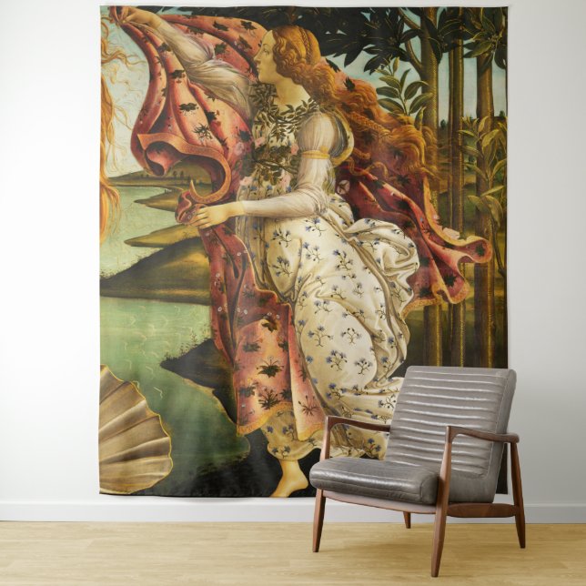 Tenture Bande Sandro Botticelli "La naissance de Vénus - H (En situation)