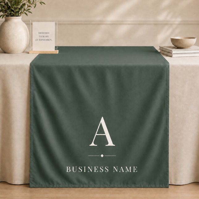 Tenture Banderole de chemin de table marquée Entreprise ve (Créateur téléchargé)
