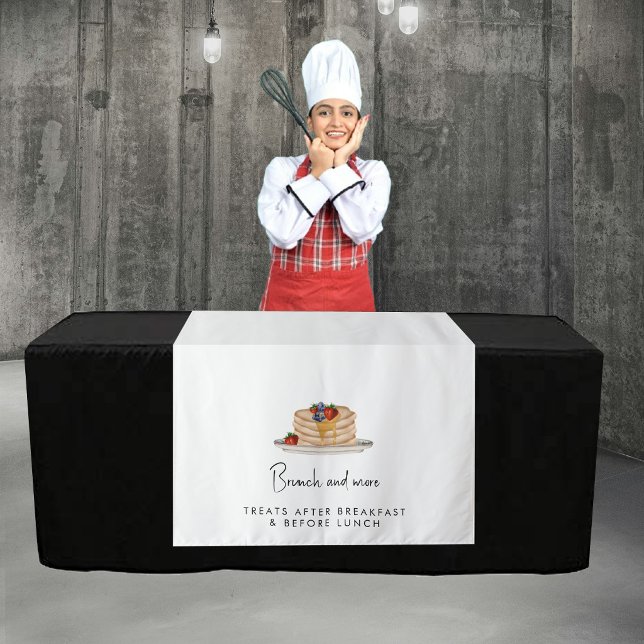 Tenture Bannière de chemin de table de entreprise moderne  (Custom Modern Business Table Runner Banner Brunch Tapestry)