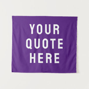Tenture Bannière de citation personnalisée sur mesure Votr