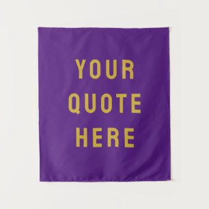 Tenture Bannière de citation personnalisée Votre citation 
